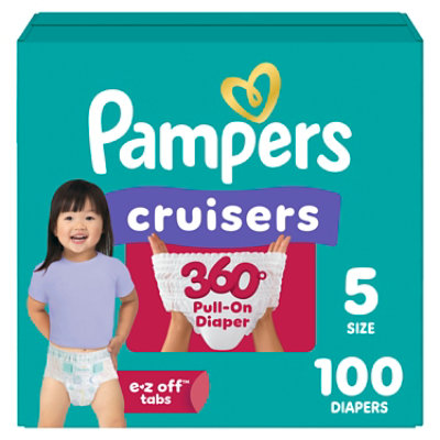 Pampers Cruisers 360 Fit Diapers Size 5 1/100 - Each