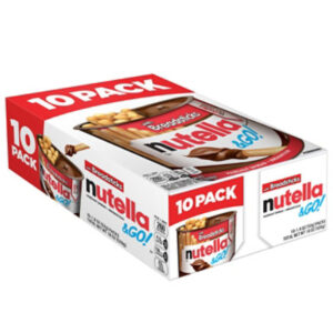 Nutella & GO! Hazelnut and Cocoa Spread with Breadsticks Snack Cups 10 Pack - 1.8 Oz Each