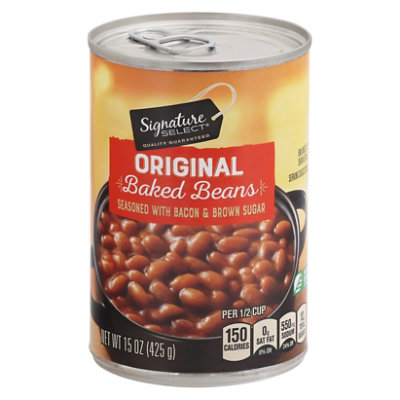Signature SELECT Baked Beans Original - 15 OZ