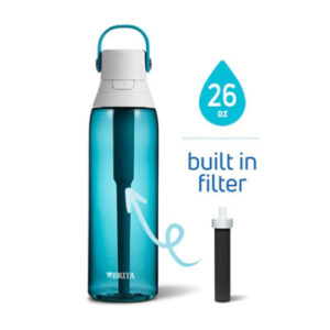 Brita BPA Free Sea Glass Premium Filtered Water Bottle - 26 Oz