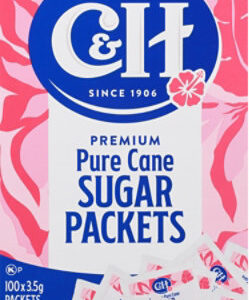 C&H Premium Pure Cane Sugar Packets - 100 Count
