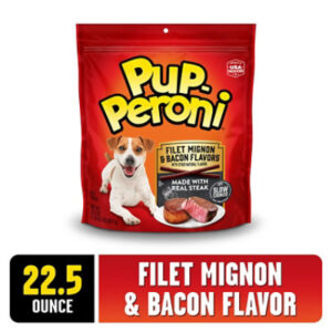 Pup Peroni Filet Mignon And Bacon Flavor Dog Treat - 22.5 OZ
