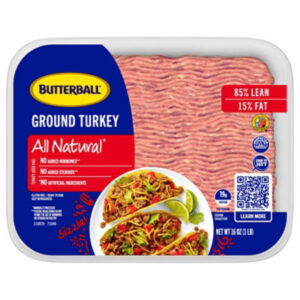 Butterball 85% Lean 15% Fat Ground Turkey - 16 Oz
