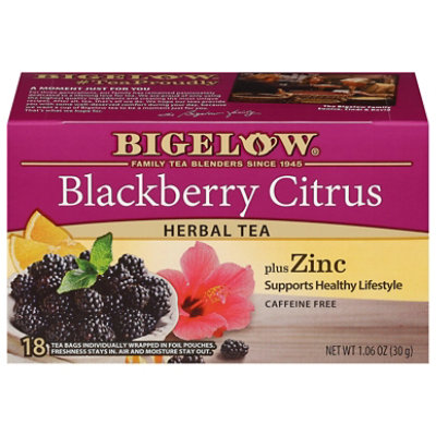 Bigelow Blackberry Citrus Tea Plus Zinc - 0.95 OZ