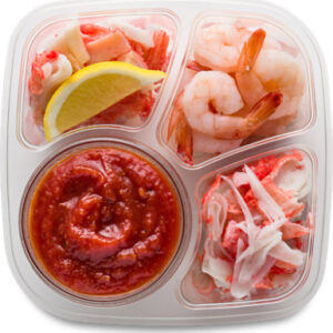 ReadyMeals Shrimp and Imitation Crab Quad with Cocktail Sauce - 12 Oz