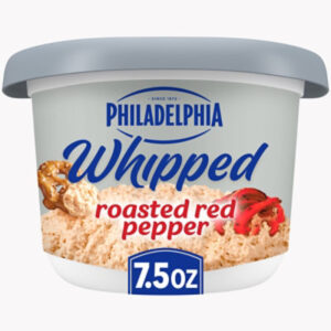 Philadelphia Roasted Red Pepper Whipped Cream Cheese Spread - 7.5 Oz