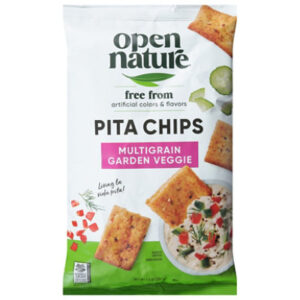 Open Nature Pita Chips Multigrain Garden Vegetable - 7.3 OZ