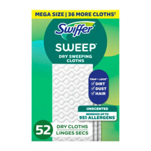Swiffer Dry Sweeping Cloths Unscented - 52 Count