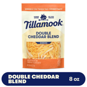 Tillamook Farmstyle Fine Cut Double Cheddar Blend Shredded Cheese - 8 Oz