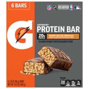 Gatorade Whey Protein Bar Peanut Butter Chocolate Multipack - 6-2.8 OZ