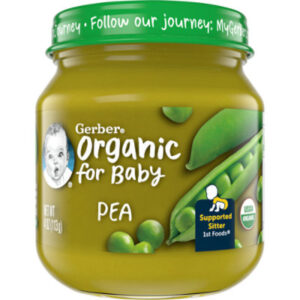 Gerber 1st Foods Organic Pea Baby Food Jar - 4 Oz
