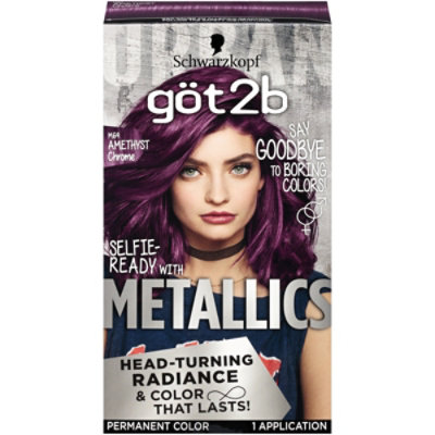 Got2b Metallics M69 Amethyst Chrome Permanent Hair Color - Each
