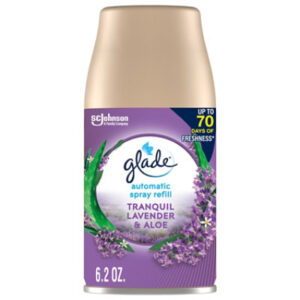 Glade Tranquil Lavender And Aloe Automatic Spray Air Freshener Refill - 6.2 Oz