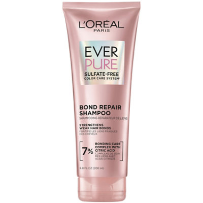 L'Oreal Paris Sulfate Free Bond Repair Shampoo with Citric Acid EverPure - 6.8 Fl. Oz.