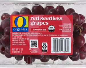 O Organics Grapes Red Seedless - Lb