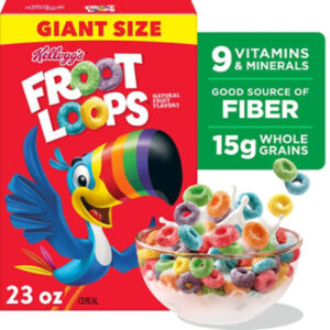 Kellogg's Froot Loops Original Fruit Flavored Breakfast Cereal - 23 Oz