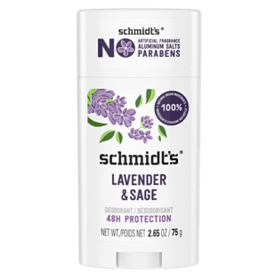 Schmidts Deod Lav Sage - 2.65OZ