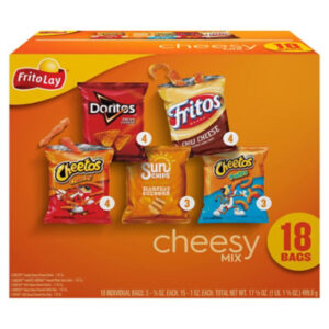 Frito Lay Variety Pack Cheesy Mix - 18 Count