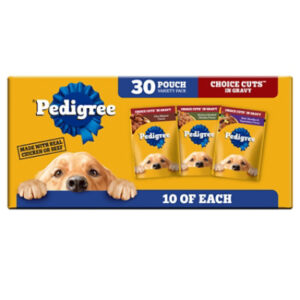 Pedigree Choice Cuts In Gravy Adult Soft Wet Dog Food 30-Count Variety Pack 30 - 3.5 Oz