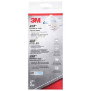 3M Aura Respirator 9205 N95 Masks - 3 Count