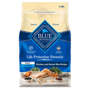 Blue Buffalo Life Protection Formula Adult Dry Dog Food Chicken & Brown Rice Recipe Bag - 5 Lb