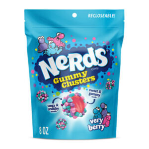NERDS Gummy Clusters Very Berry Crunchy and Gummy - 8 Oz