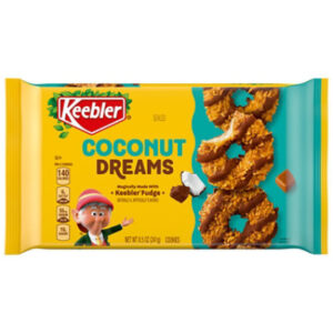 Keebler Coconut Dreams Coconut and Caramel Cookies Coated in Keebler Fudge - 8.5 Oz