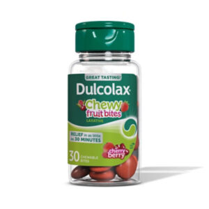 Dulcolax Saline Laxative Chewy Fruit Bites Cherry Berry - 30 CT