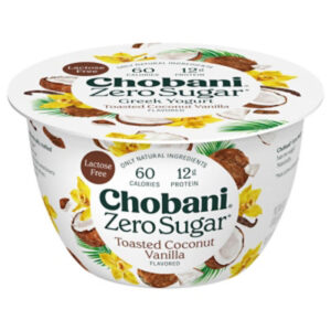 Chobani With Zero Sugar Toasted Coconut Vanilla - 5.3 OZ