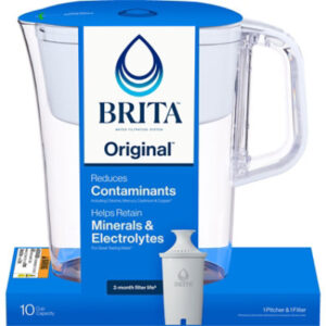Brita Tahoe Large Water Filter Water Pitcher - 10 Cup