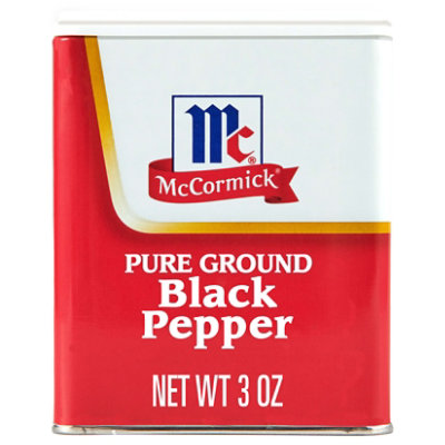 McCormick Pure Ground Black Pepper - 3 Oz
