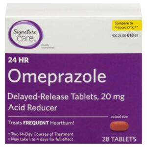Signature Care Omeprazole Acid Reducer 24hr Tabs - 28 CT
