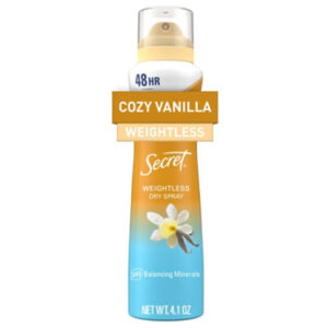 Secret Antiperspirant Deodorant Spray Vanilla - 4.1 OZ