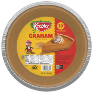 Keebler Ready Crust Graham Cracker Pie Crust Premade Pie Crust 10-Inch - 9 Oz