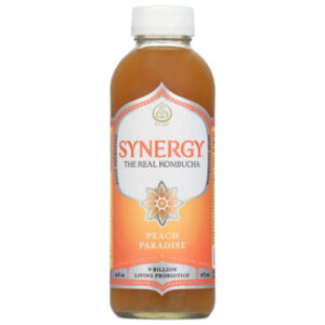 Synergy The Real Kombucha Peach Paradise - 16 Fl. Oz.