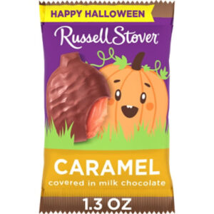 Russell Stover Milk Chocolate Caramel Pumpkin - 1.3 Oz