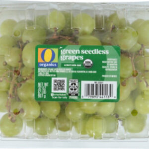 O Organics Seedless Green Grapes - 2 Lb