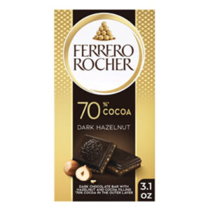 Ferrero Rocher Premium Chocolate Bar Dark Chocolate Hazelnut - ?3.1 Oz