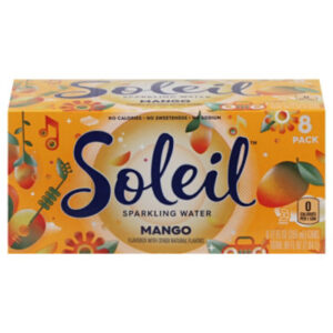 Soleil Sparkling Water Mango - 8-12 Fl. Oz.