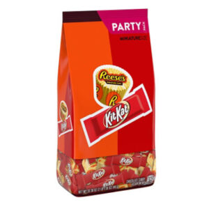 Kit Kat And Reese's Assorted Milk Chocolate Flavored Miniatures Candy Party Pack - 33.36 Oz