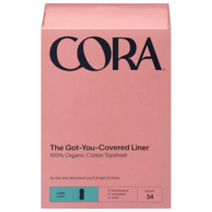 Cora Organic Long Liner - 34 CT