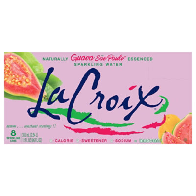 LaCroix Guava Sao Paulo Core Sparkling Water - 8-12 Fl. Oz.