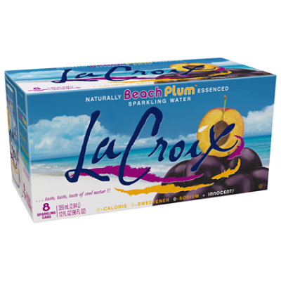 LaCroix Beach Plum Core Sparkling Water - 8-12 Fl. Oz.