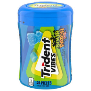 Trident Vibes Gum Blue Raspberry Spk Blue Raspberry 40pc - 40 CT