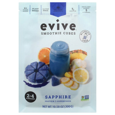 Evive Smoothie Cubes Sapphire Og2 - 10.58 OZ