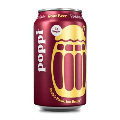Poppi Soda Prebiotic Rootbeer - 12 FZ