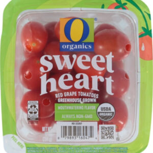 O Organics Sweet Heart Red Grape Tomatoes - 10 Oz