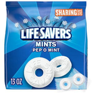 Life Savers Sharing Size Pep-O-Mint Breath Mints Hard Candy - 13 Oz