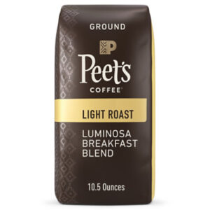 Peet's Luminosa Breakfast Blend Light Roast Ground Coffee Bag - 10.5 Oz