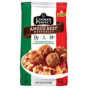 Cooked Perfect Angus Beef Meatballs - 18 Oz